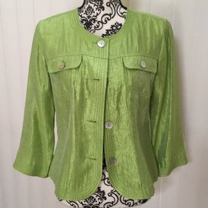 EUC Beautiful Ruby Rd. Light Jacket/Blazer